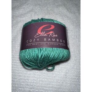 Ella Rae Cozy Bamboo Yarn 50 G 80% Viscose Bamboo/20% Wool Color 20 Lot 14098